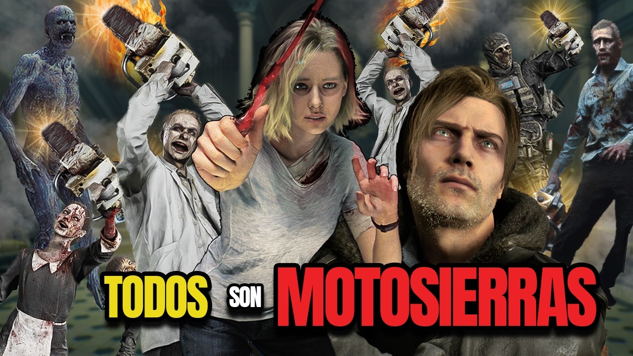 🟢Resident Evil Requiem PERO TODOS SON MOTOSIERRAS 💀 Reto Extremo en INSANIDAD