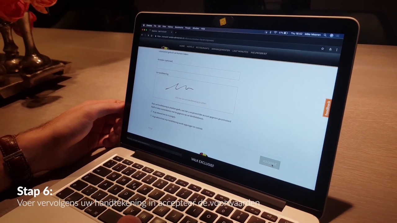 Valk Exclusief - Online Check-In