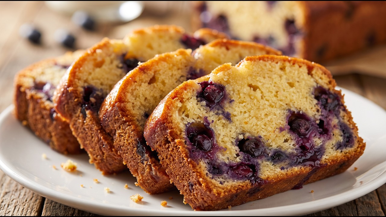 Dieser Kuchen ist in 5 Minuten fertig! Saftig, zart schmelzend–ein Blaubeerkuchen, den alle lieben!