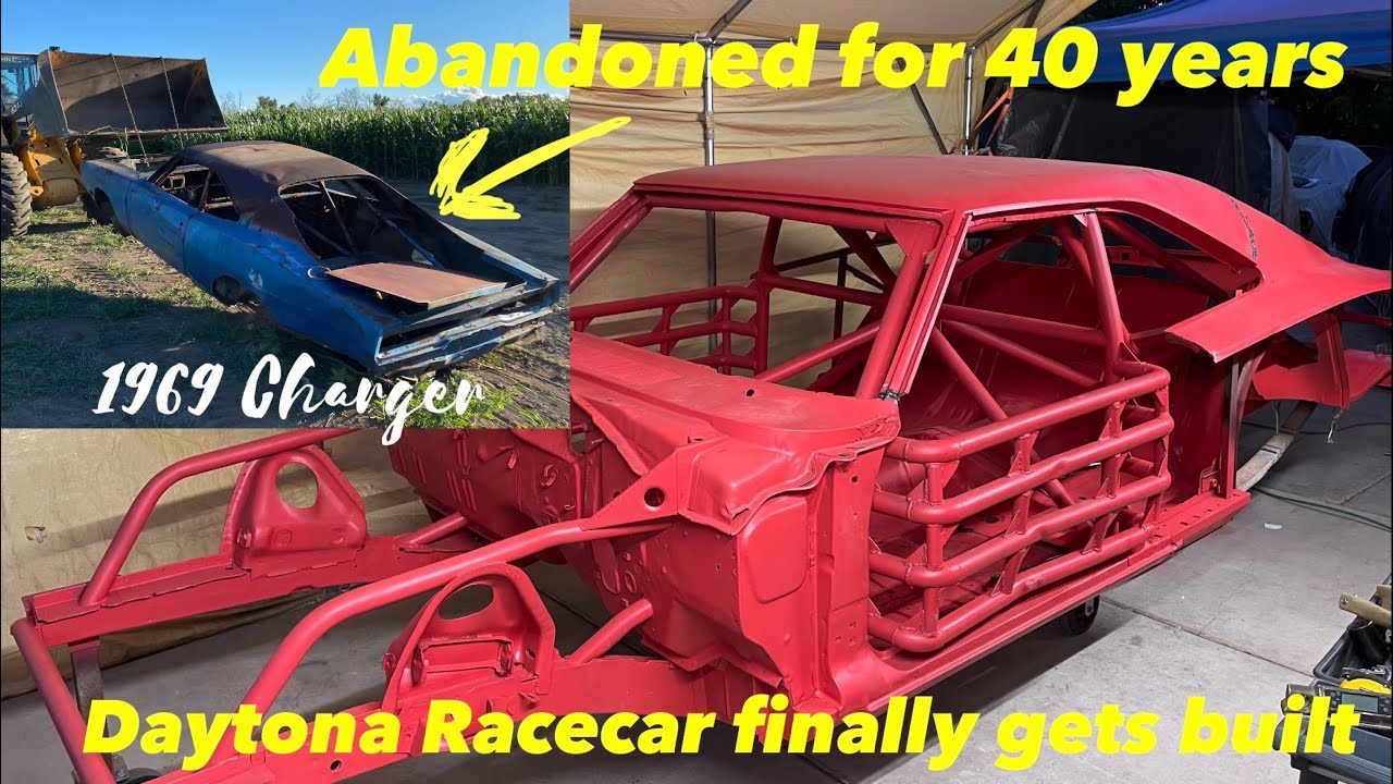 Building a Bobby Isaac Daytona Nascar out of an abandoned Circle track Charger