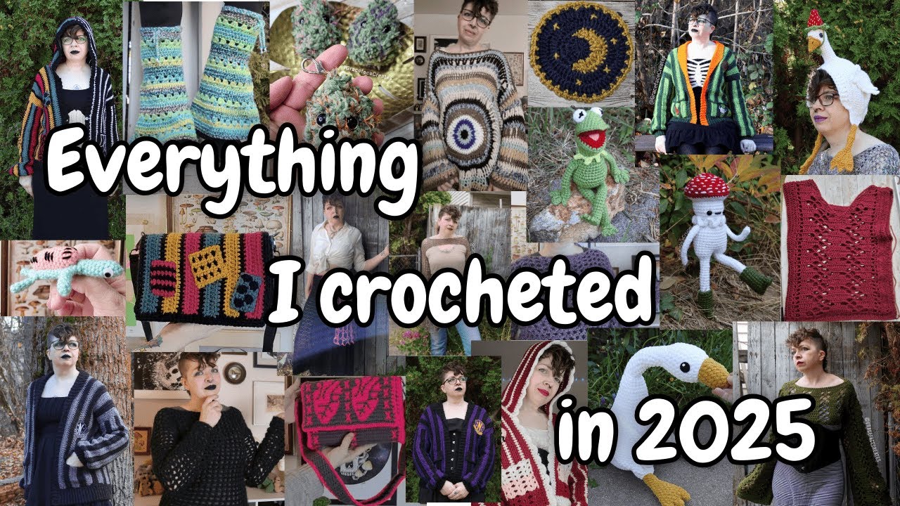 Everything I crocheted in 2025