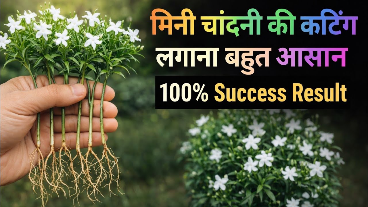 Mini chandni ki cutting kaise lagaye! Chandni plant care! How to grow Chandni from cutting!