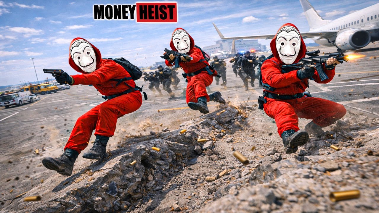 PARKOUR VS MONEY HEIST: Bad Guy Teams with Doctor to Rob Base, Caught by Police | Epic POV