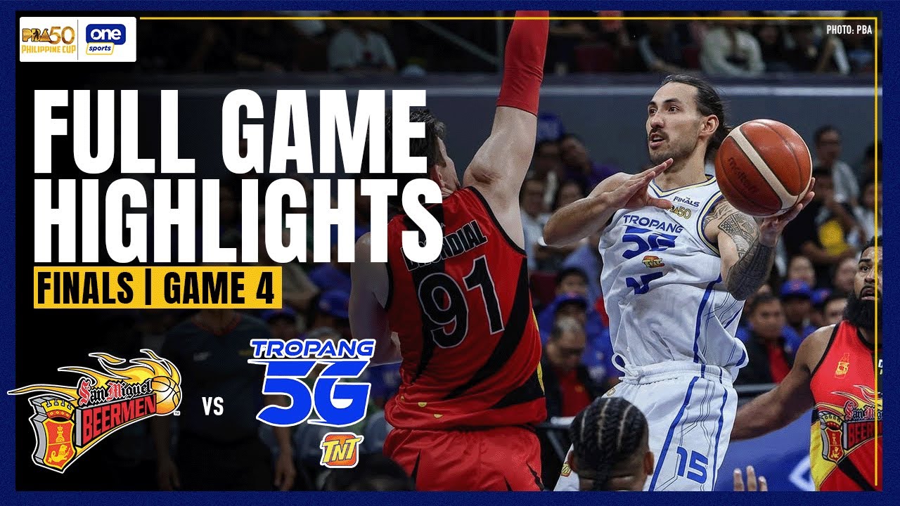 SAN MIGUEL vs TNT | FINALS GAME 4 | FULL GAME HIGHLIGHTS | PBA SEASON 50 PHILIPPINE CUP