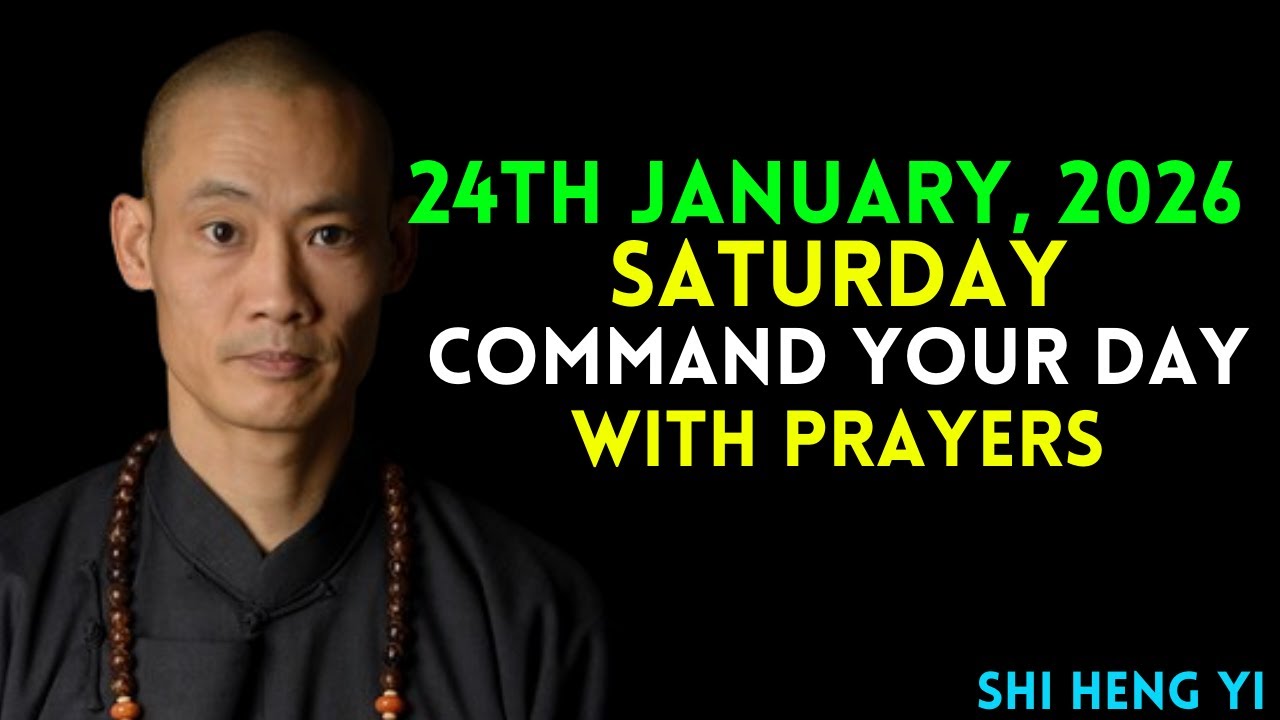 [SATURDAY, 24TH JANUARY] START YOUR MORNING WITH PRAYER | SPIRITUAL PRAYER BY Shi Heng Yi