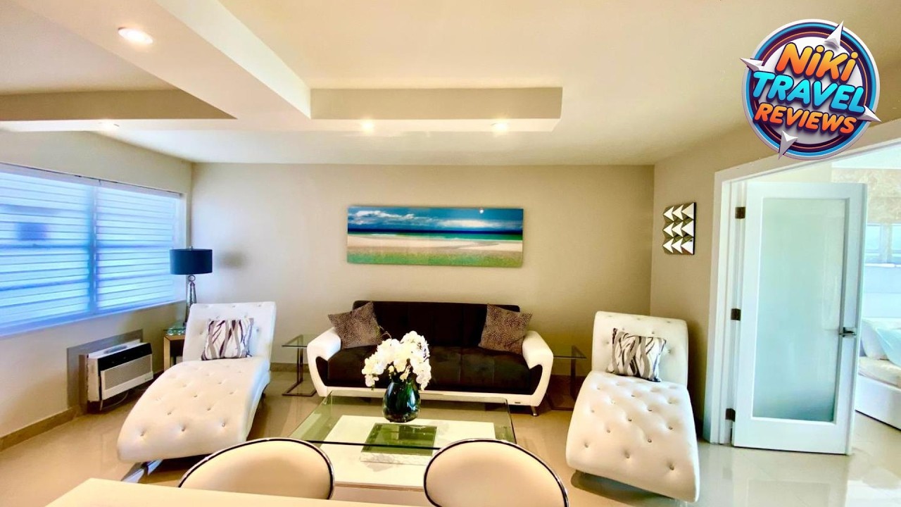 Premium Modern waterfront apartment with Miami Skyline view on the bay 5 mins drive to Miami Beach w