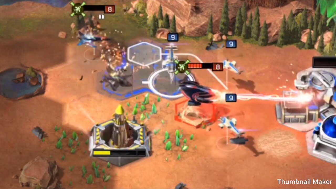 Command and Conquer: Rivals ALL GDI AIR UNIT ARMY COMPOSITION!