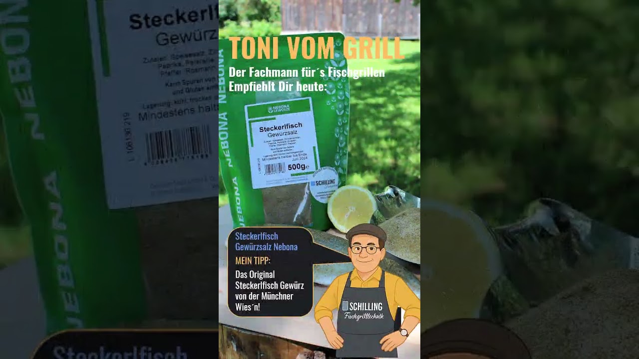 Toni vom Grill empfiehlt: Steckerlfisch Gew&uuml;rzsalz #steckerlfisch #gew&uuml;rzsalz #gew&uuml;rz #shorts