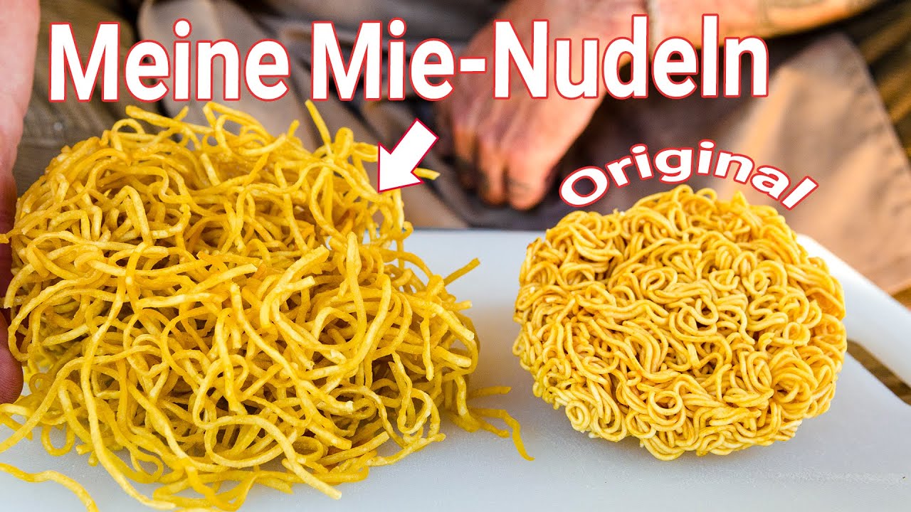 Mie-Nudeln selber machen - Instant Ramennudeln | Nico Stanitzok