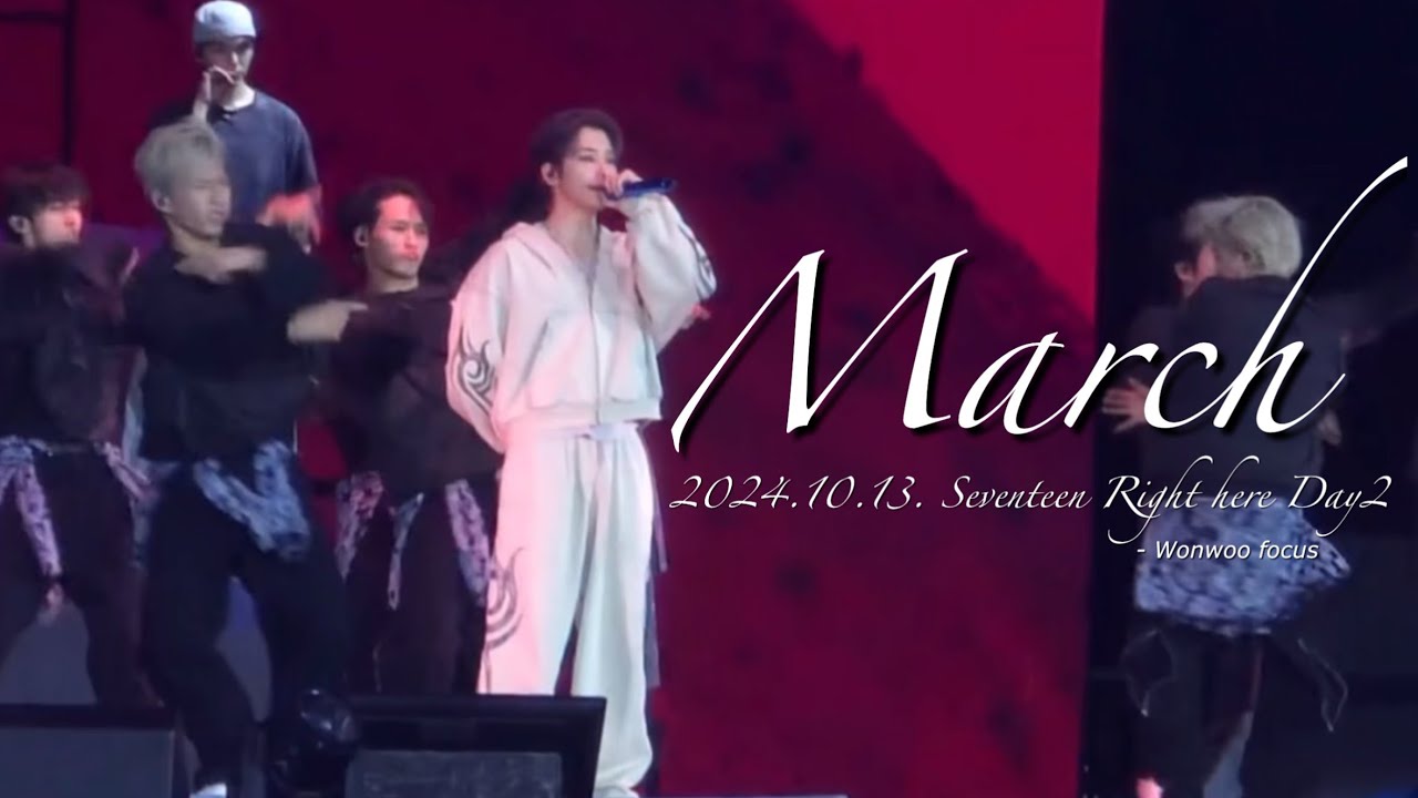 SEVENTEEN RIGHT HERE IN GOYANG - 'March' Wonwoo focus(fancam)