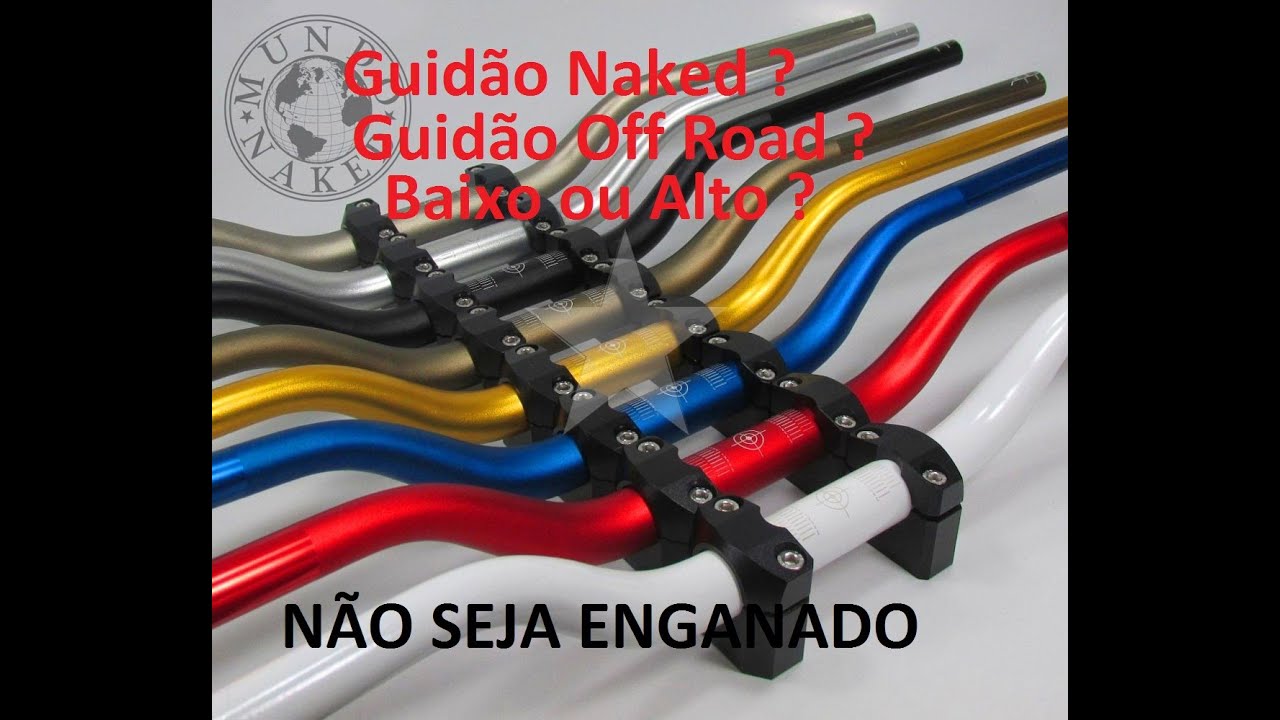 Diferenças Guidão Oxxy Modelo Naked X Off Road Alto ou Baixo