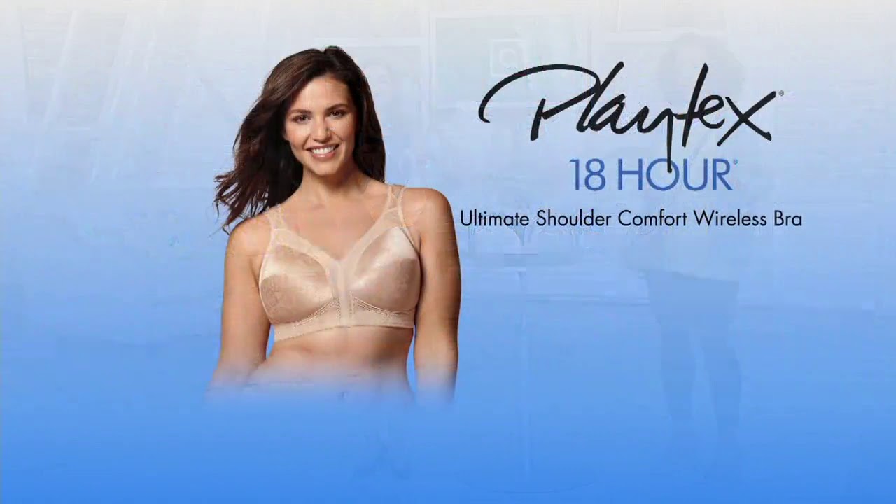 Playtex Set of (2) 18-Hour Comfort Strap Bra on QVC