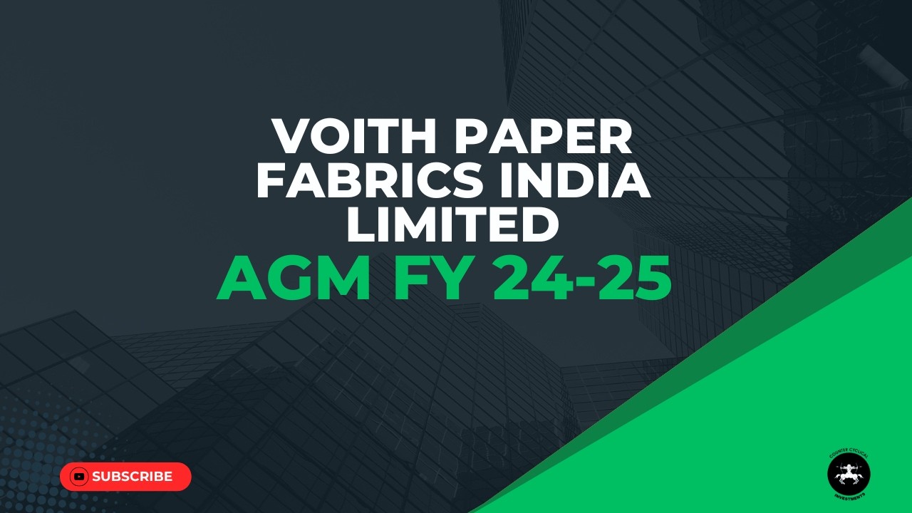 Voith Paper Fabrics India Limited FY 2024 25 AGM