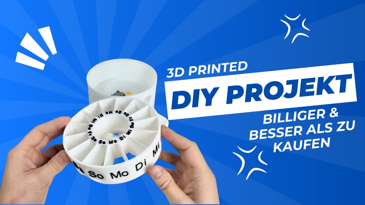 DIY Automatic Pill Dispenser | 3D Printed & Arduino Controlled