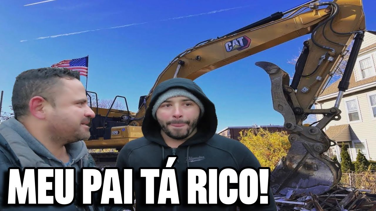 OPERADOR DE MÁQUINAS PESADAS NOS EUA 🇺🇸 6 ANOS NOS EUA 🇺🇸 MEU PAI TÁ RICO🤑