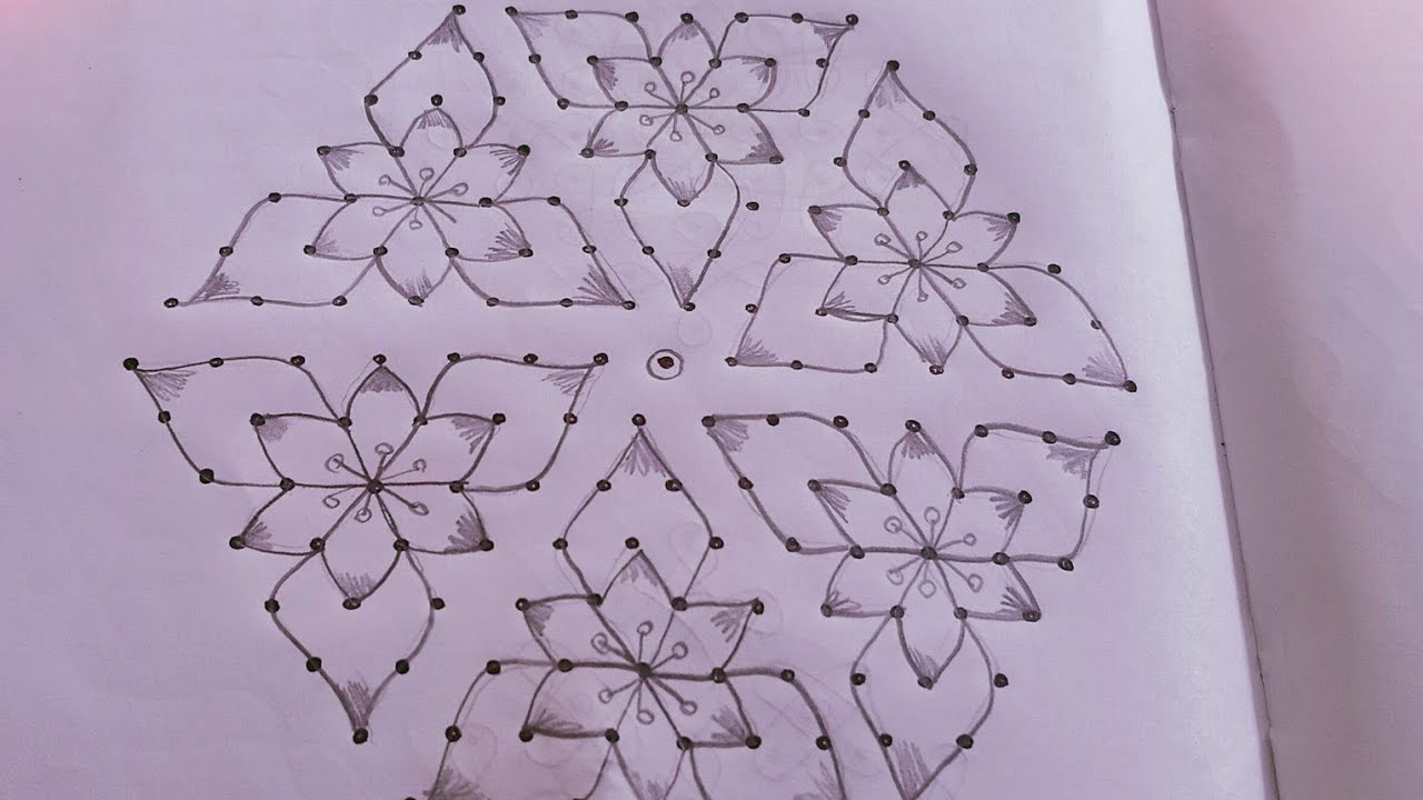 15X8 చుక్కల🌺ముగ్గులు ll simple 🌺 designs ll festival🌺 designs ll Rangoli 🌺 designs ll muggullu🌺