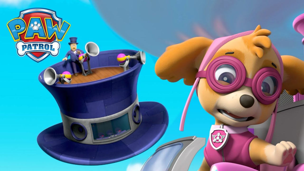 Mayor Humdinger's Hat-Car is out of control and more! - PAW Patrol UK Cartoons for Kids Compilation