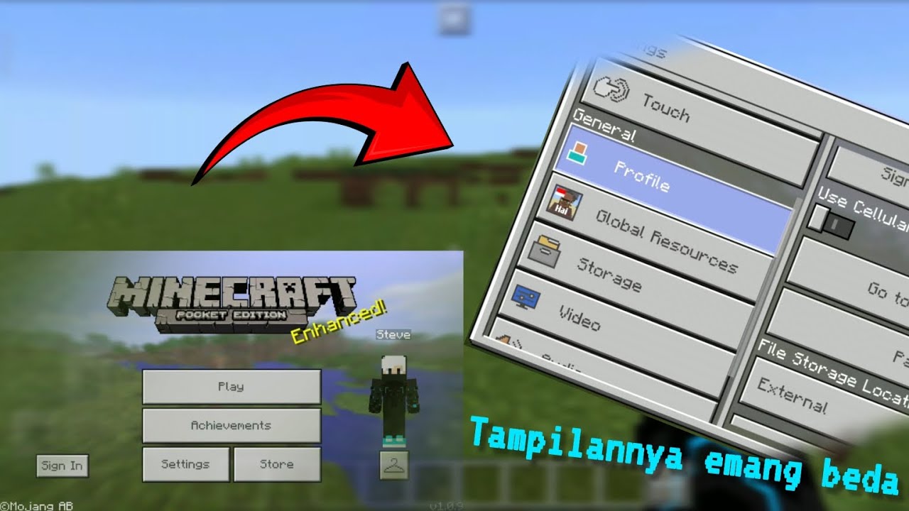 MENCOBA MINECRAFT POCKET EDITION VERSI 1.0.9 ENDER UPDATE😱