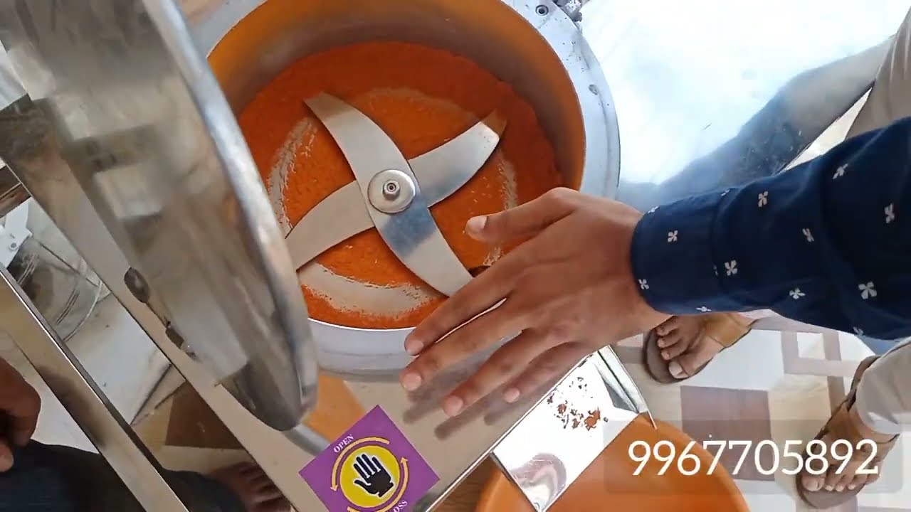DRY CHILLY GRINDER 9967705892🔥 3 HP MASALA GRINDING MACHINE SUCCESSFUL MASALA CHAKKI customer reply