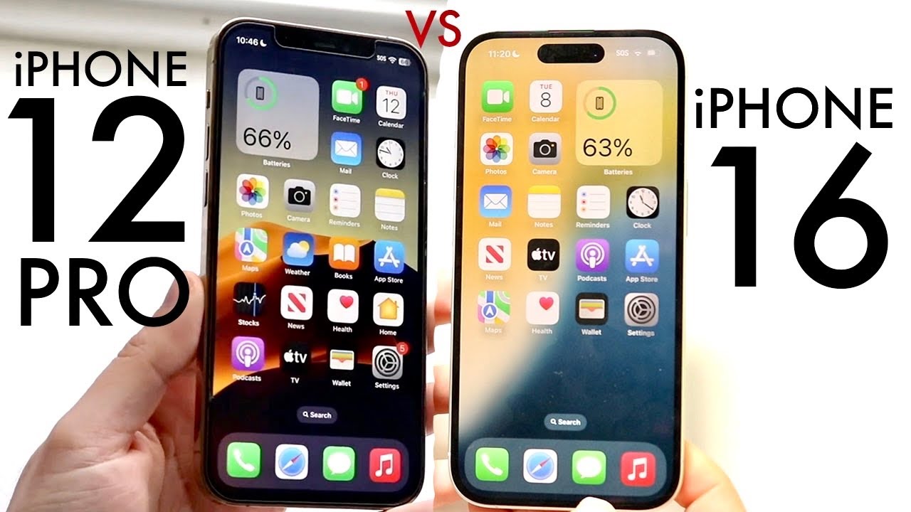 iPhone 16 против iPhone 12 Pro! (Сравнение) (Обзор)