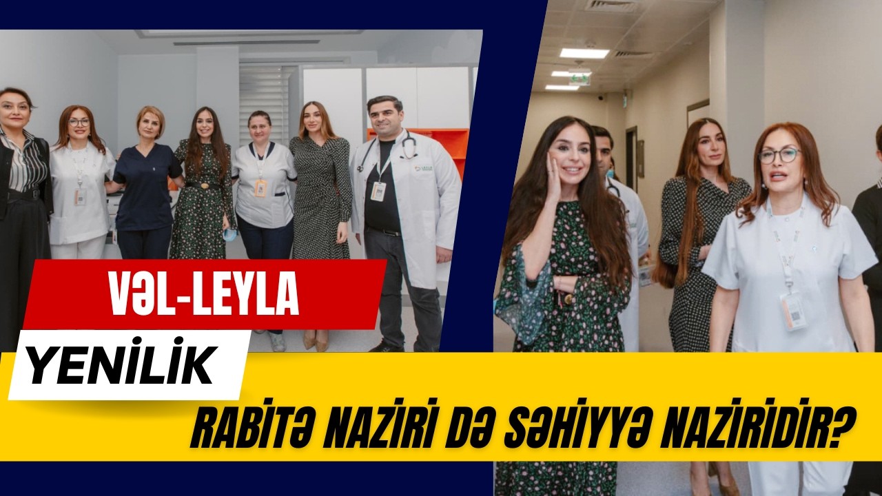 Prezidentin balaları ailənin yeni klinikasının açılışında.Müharibə öz yerində, biznes daha önəmlidir