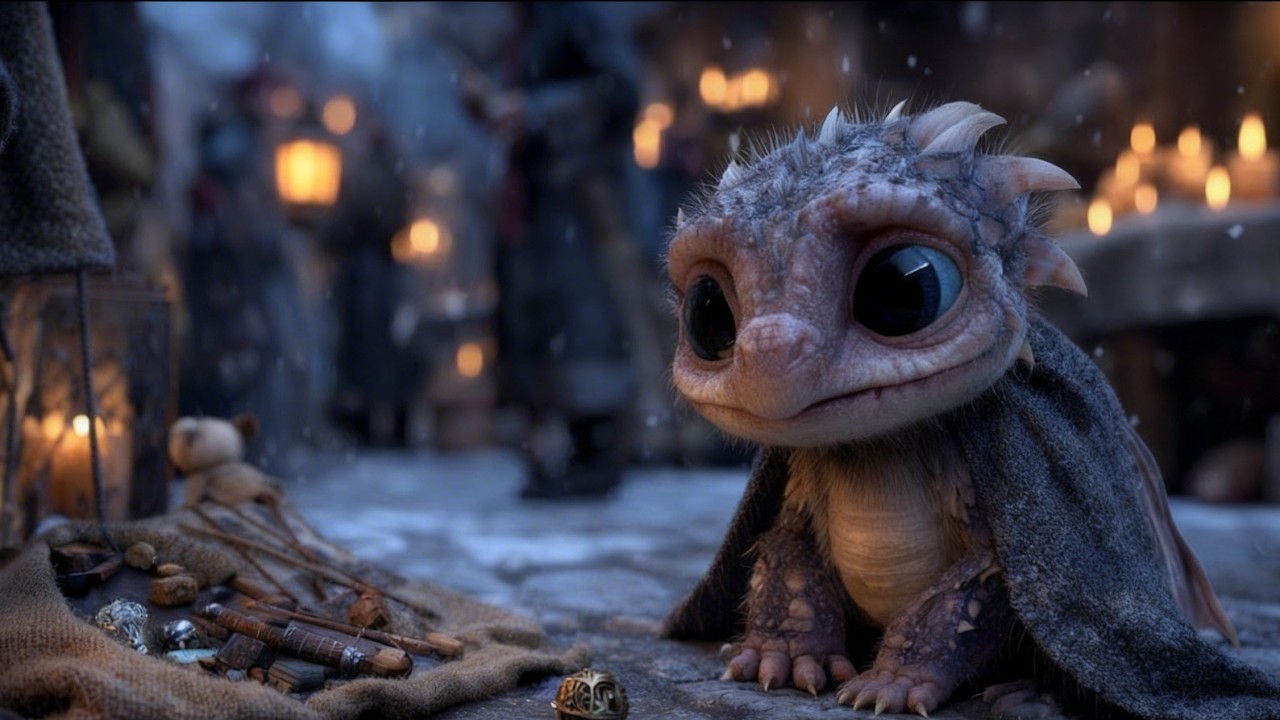 Left Alone, a Baby Dragon Sold His Toys Just to Stay Alive—Until a Human Took Him In  HFY Fantasy