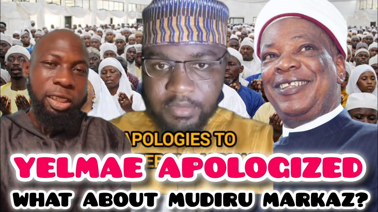 Yelmae apologized. Will Mudir Markaz repent to Allah over the Prophet’s companions?”