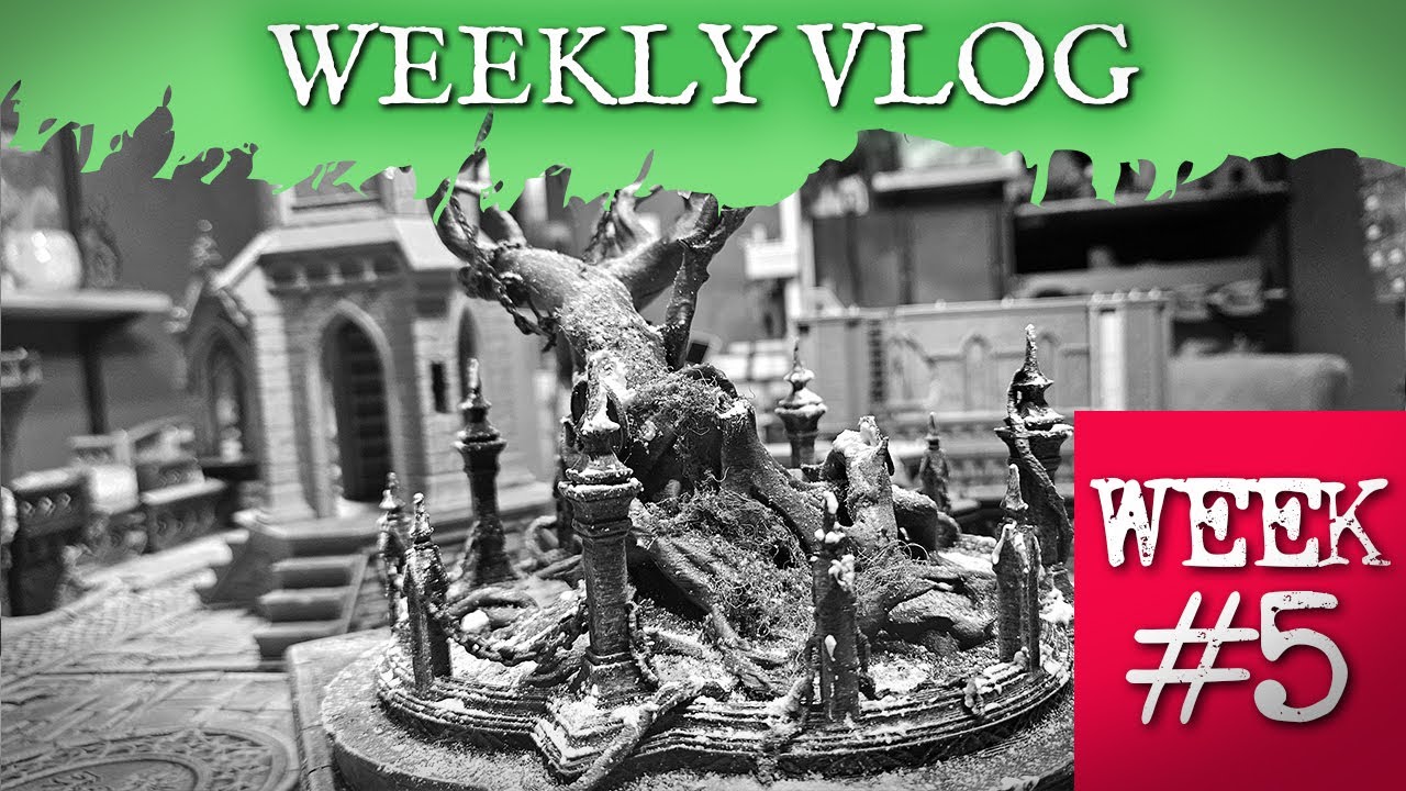 Weekly Hobby Vlog #5 - Finishing the Tree of Sorrows and painting the rest of the stuff