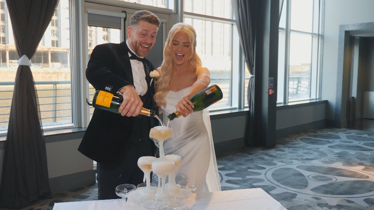 Chic City Wedding at the Titanic Hotel | Liverpool Love Story