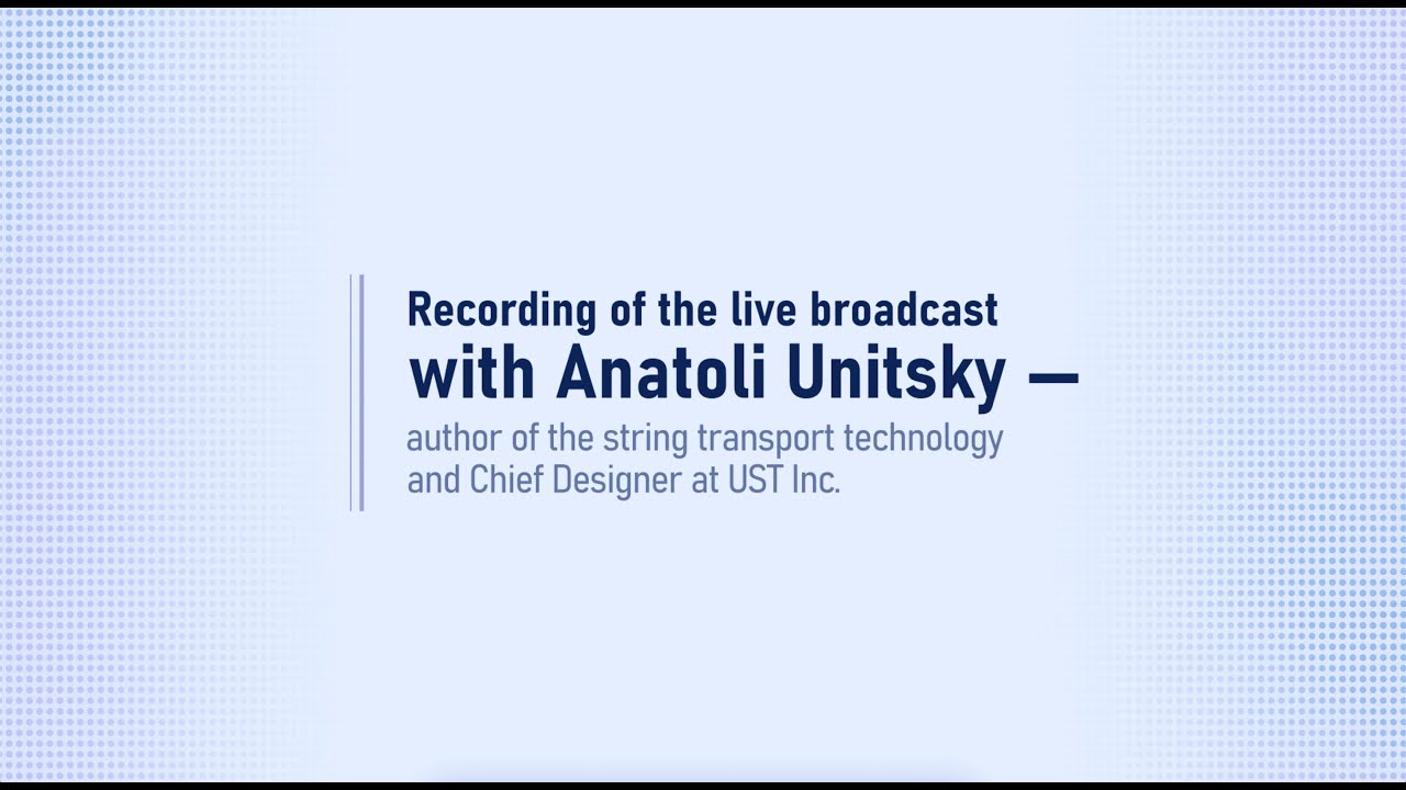 Recording of the live broadcast with Anatoli Unitsky 21.06.2025 - EN