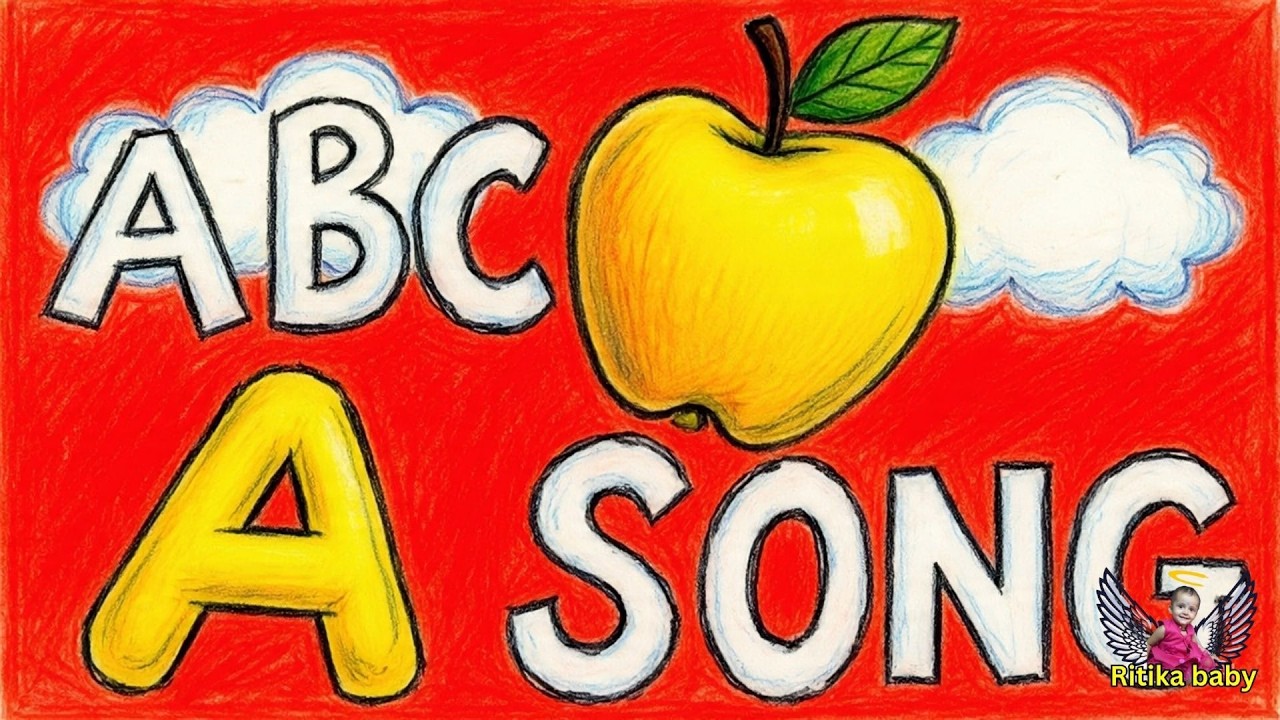 Фонетическая песенка с двумя словами - A для яблока - Песни про алфавит ABC со звуками для детей