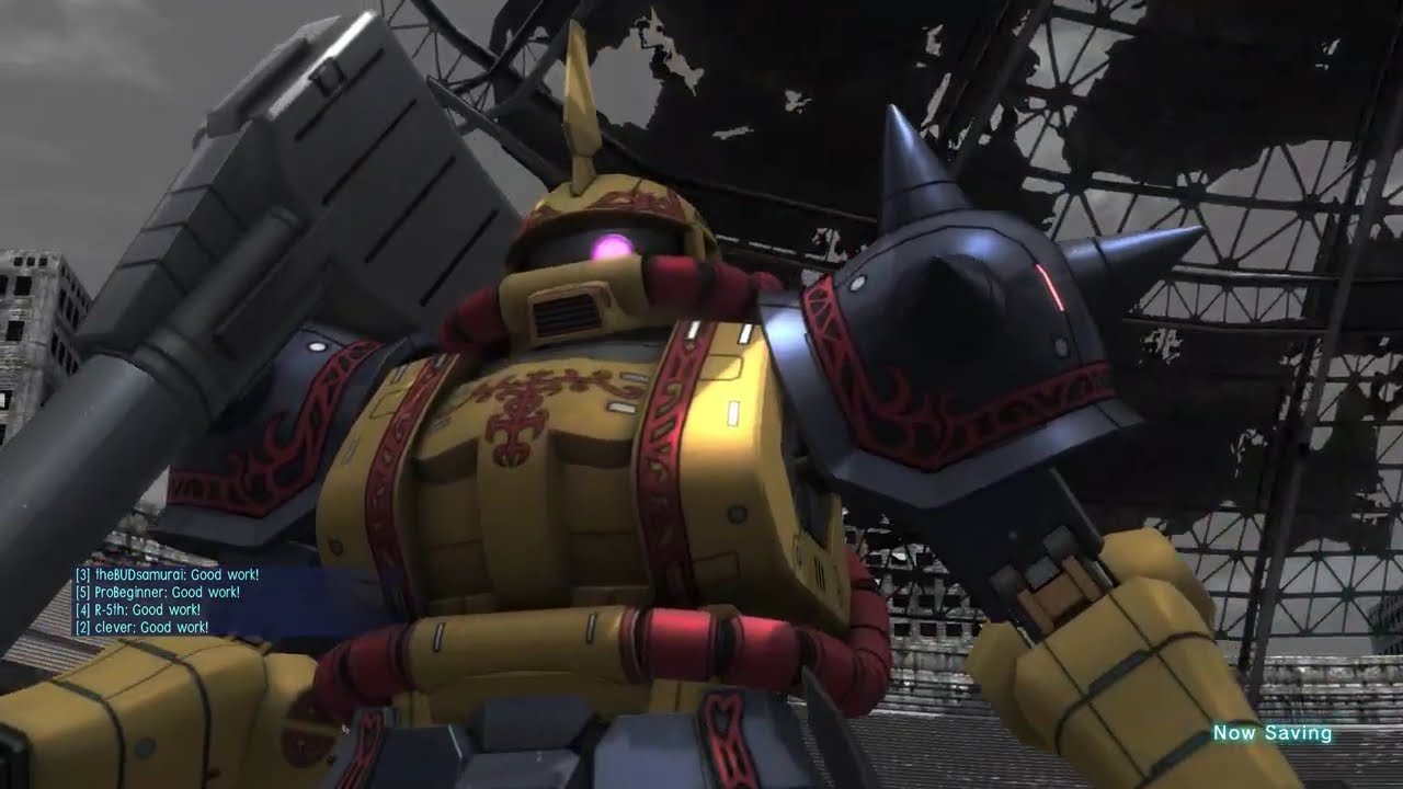 GBO2 Steam Match Archive - Zaku II Dozle Zabi Custom becomes the Ace!!