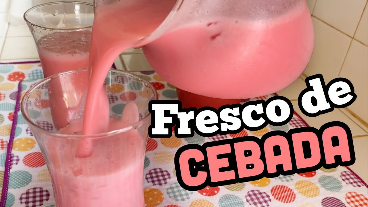 COMO HACER FRESCO DE CEBADA Salvadoreña