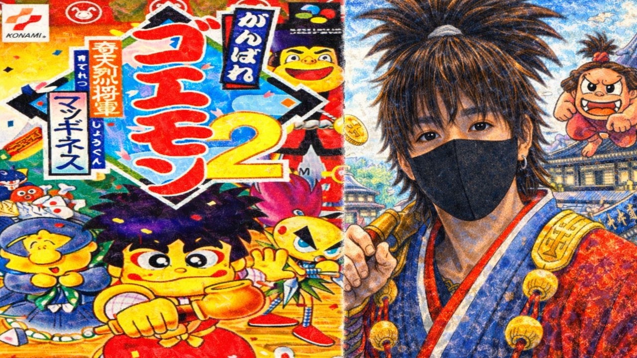 ”雑談配信”名作レトロゲームを遊ぶぞ！「がんばれゴエモン2 奇天烈将軍マッギネス」