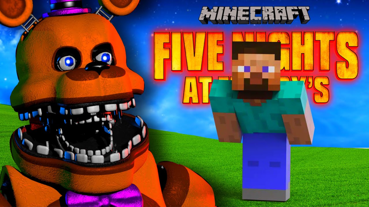 FIVE NIGHTS at FREDBEARS FAMILY DINER in MINECRAFT!!!
