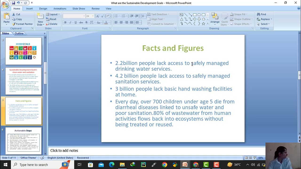 The School of Clean Water |Sustainable Development Goal -6 (Clean Water and sanitation |English|B.ed
