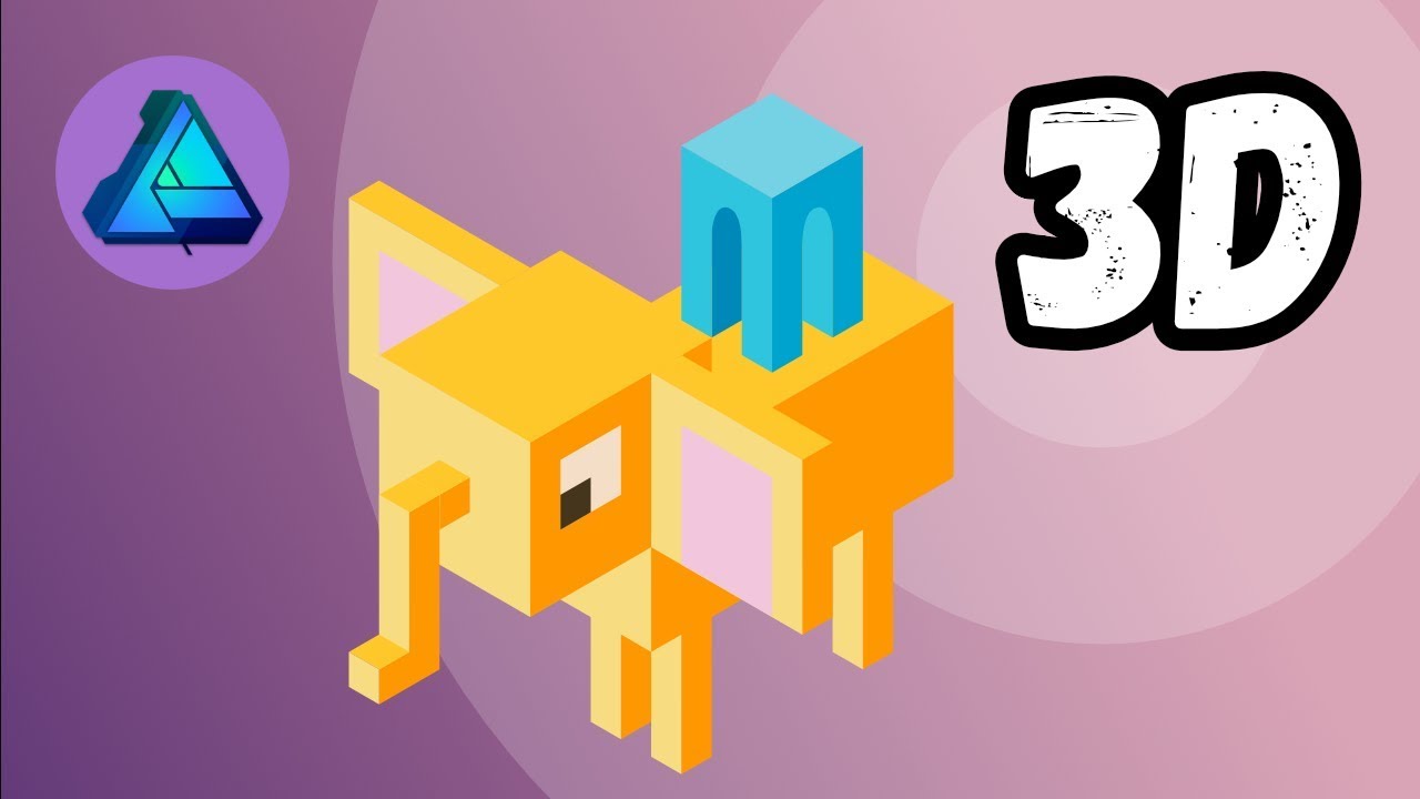Affinity Designer: Dessin en 3D isométrique