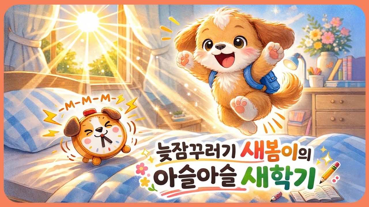 늦잠을 자면 생기는 일? | 스스로하는 어린이 | 구연동화