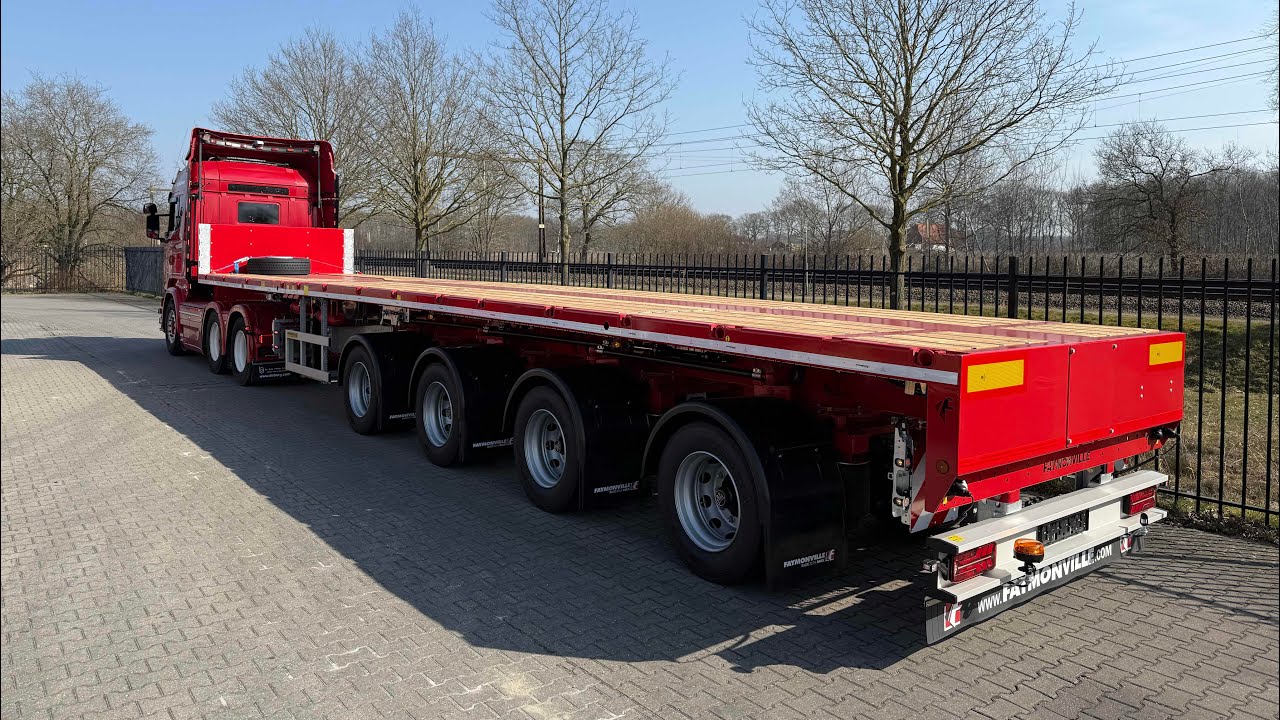 Faymonville F-S44-1BBY Triple Extendable Flatbed | De Borg Trading Company | Assen the Netherlands
