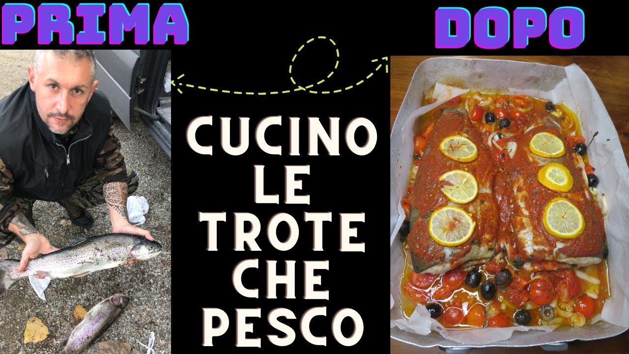 Trote al forno. Un'altra ricetta semplice e buonissima per cucinare le trote che pesco