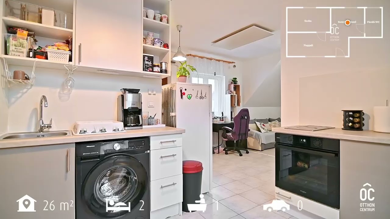 Meglepően élhető kis lakás a 15. kerületben - H513415 TA
