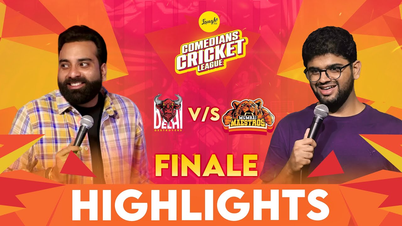 Comedian Cricket League 2024 | The Final | Highlights | Mumbai Maestros vs Delhi Destroyers