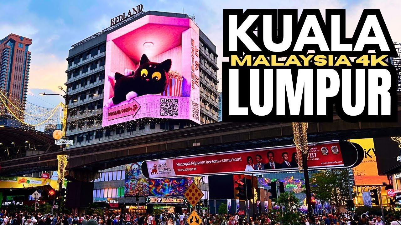 Kuala Lumpur, MALAYSIA 4K 🇲🇾 | Pavilion Mall & Bukit Bintang Walking Tour