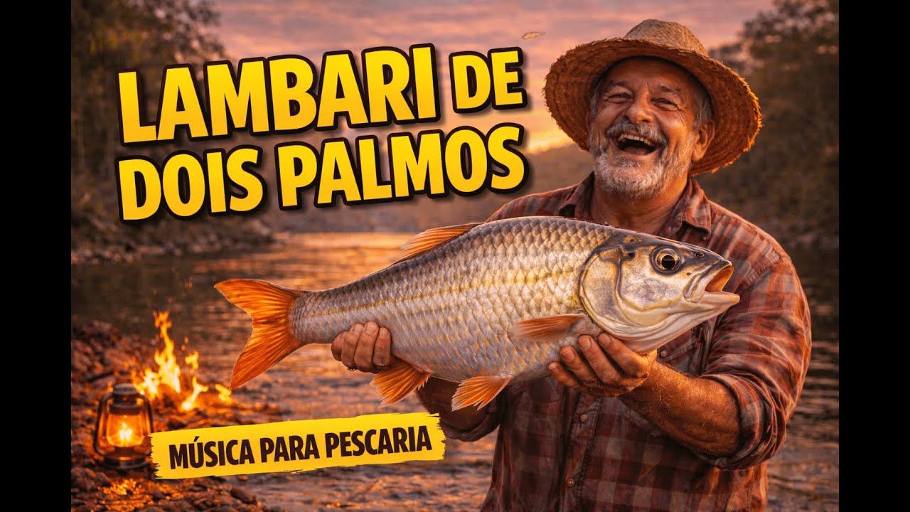 Lambari de Dois Palmos 🎣 | Música para Pescaria – Zé do Causo | Moda de Viola Raiz