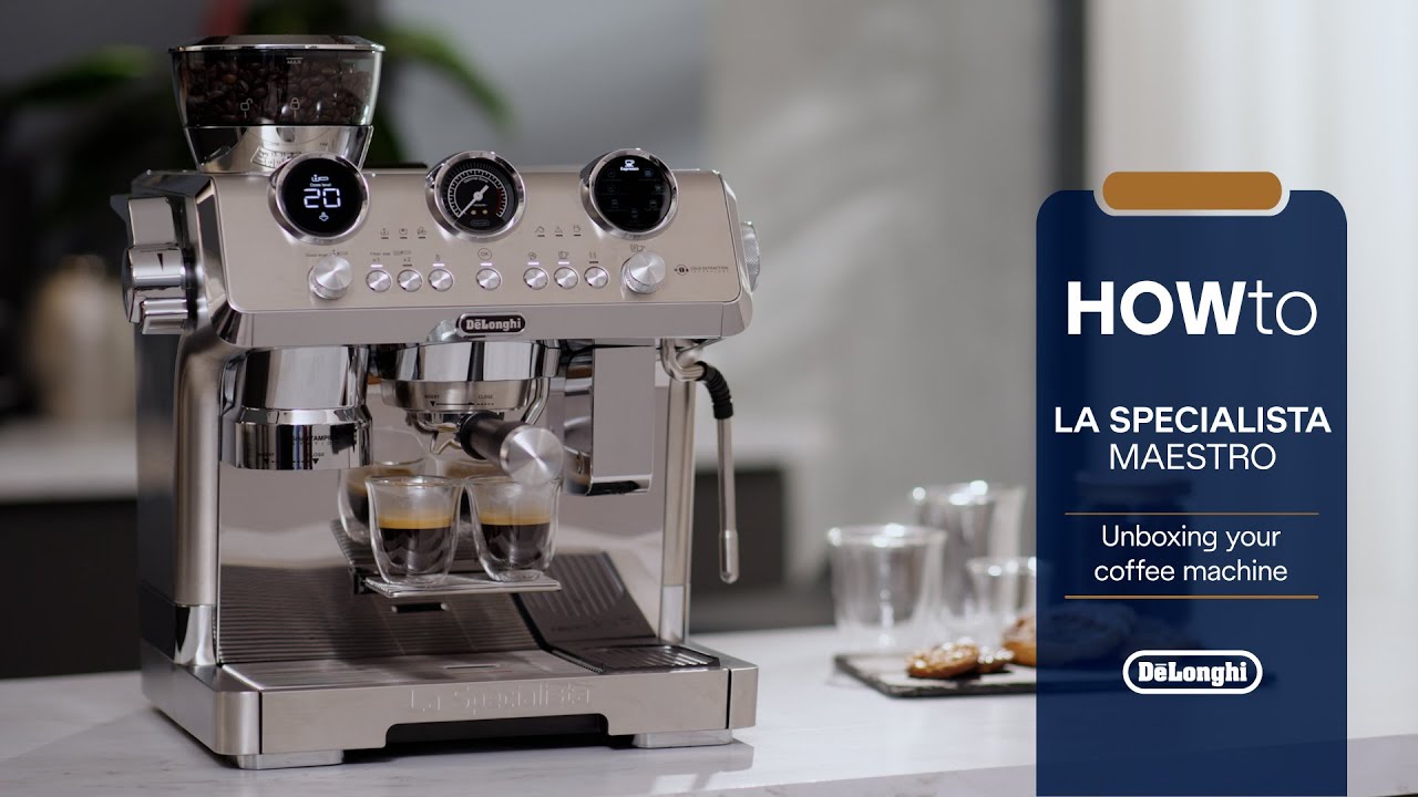La Specialista Maestro | Unboxing your coffee machine