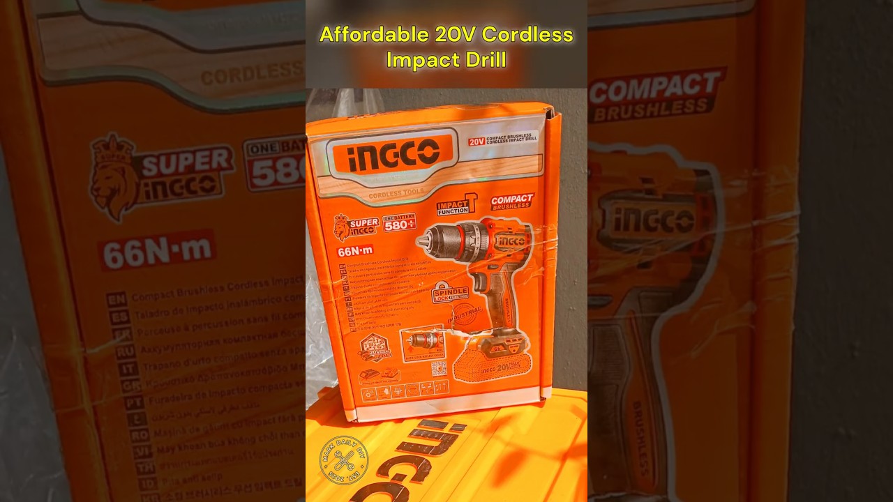 Power Tool Unboxing & First Impressions: Ingco 20V Brushless Compact Impact Drill 66 Nm