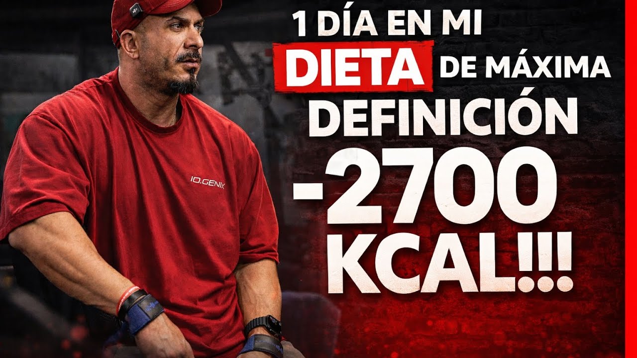 ASÍ ES LA DIETA QUE ME PONE RAÚL CARRASCO A POCO DE COMPETIR 