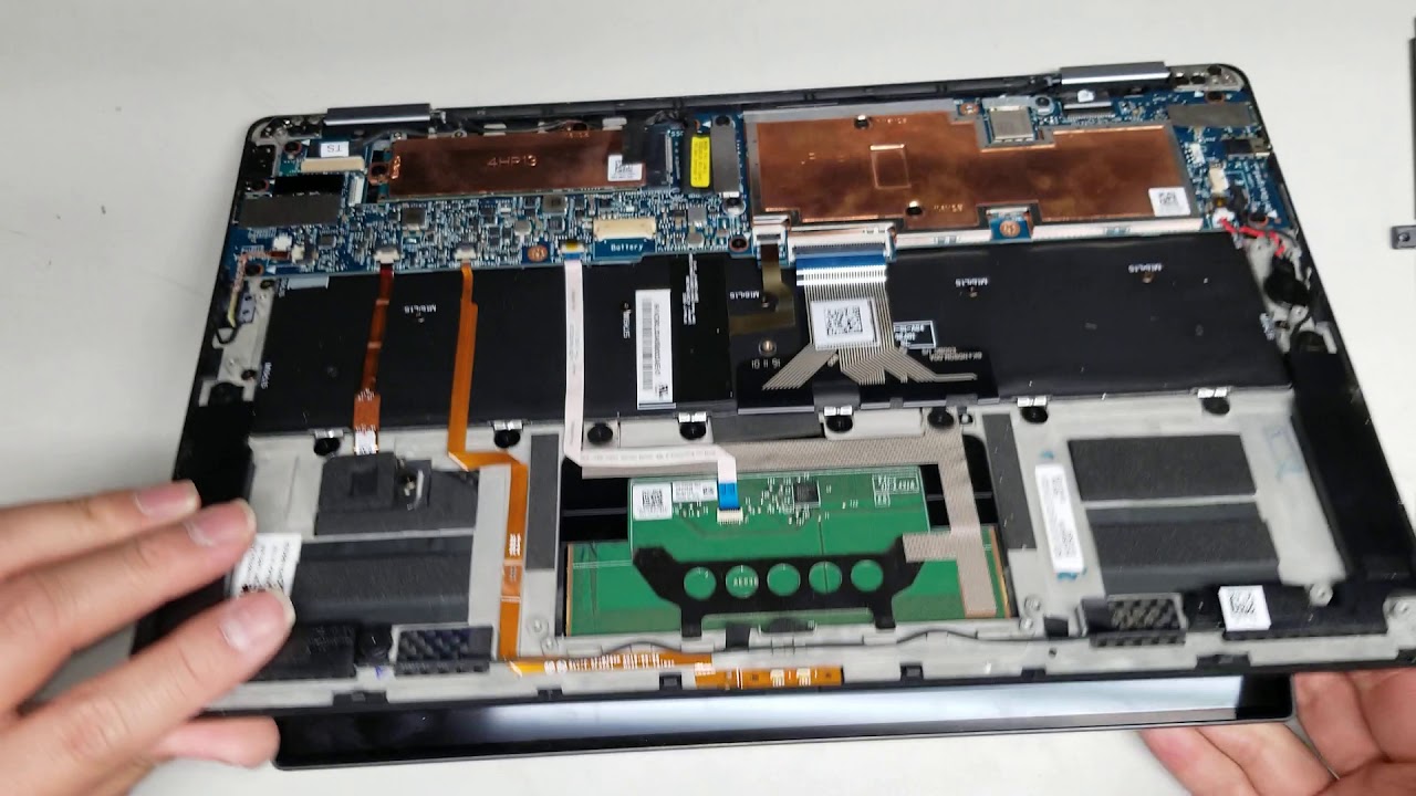 DELL XPS 13 9365 Disassembly SSD Hard Drive Upgrade Repair