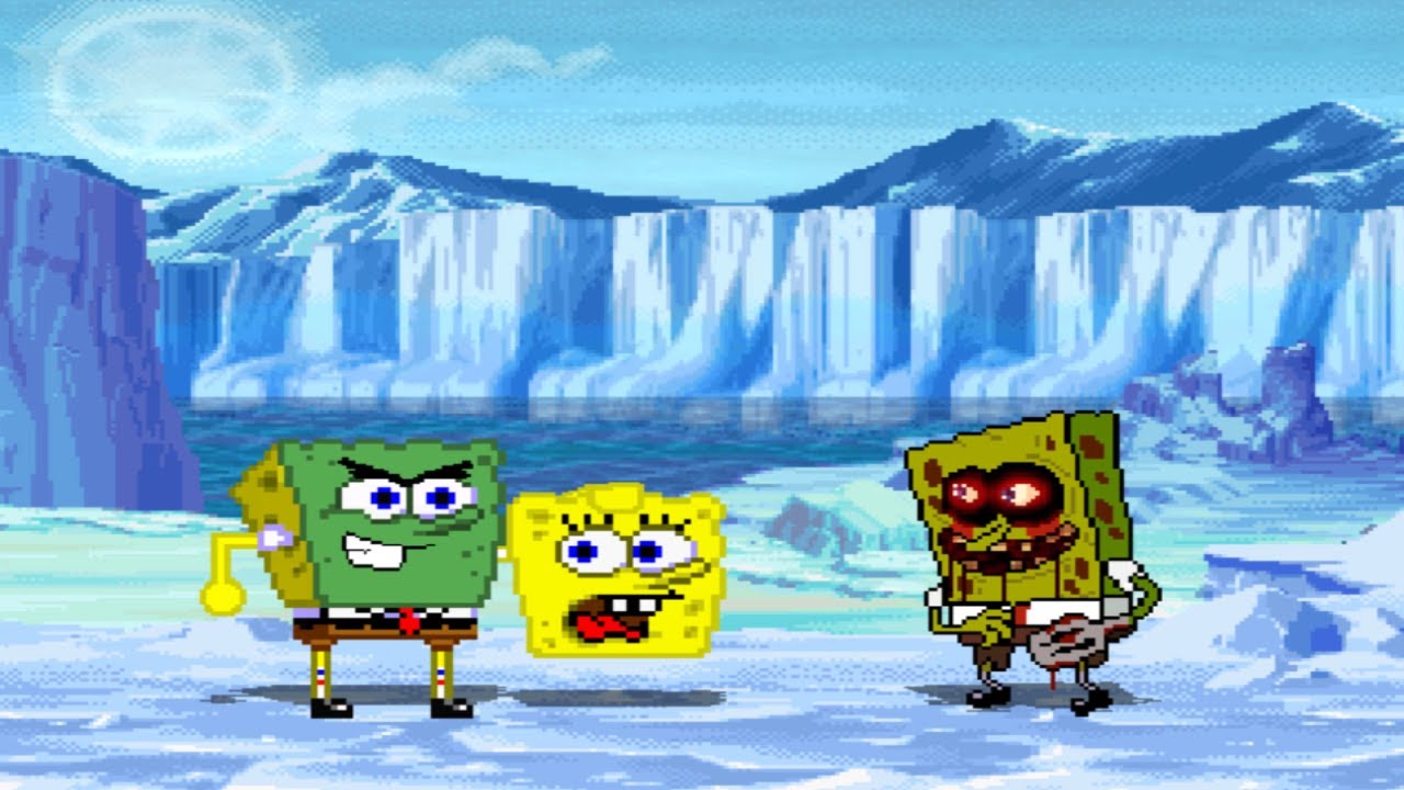 ABRASIVE SPONGEBOB vs SLENDYBOB - Full Power Villains Fight😈 Mugen Epic Tribute 2024