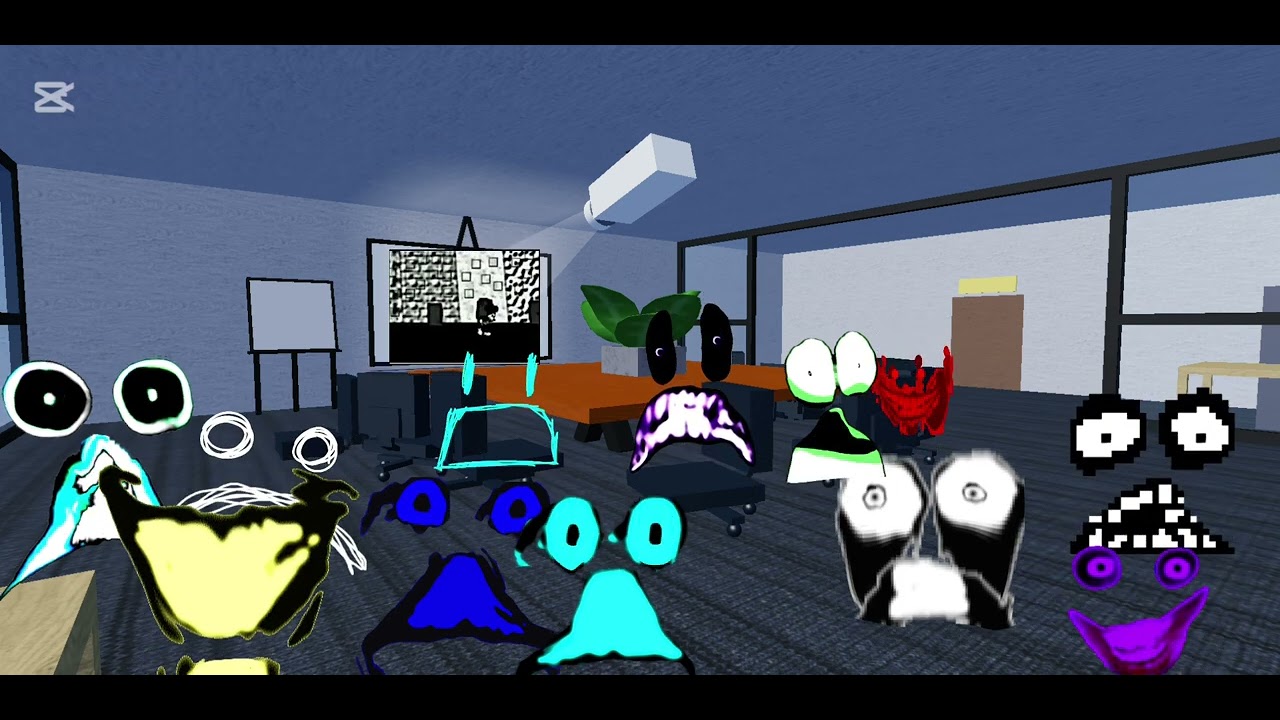 Interminable Rooms Entites react to Mouse.AVI